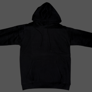 zylenzo plain black hoodie